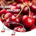 wholesale 925 Sterling Silver Cherry Daisy Charm Anklet for Women Girls Beach Foot Chain  6-8 Adjustable Length-0-5