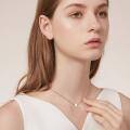 wholesale 14k White Gold Simple Freshwater Pearl Necklace-0-4
