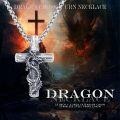 wholesale 925 Sterling Silver Dragon Cross Urn Necklace   for Women and Men-0-4
