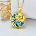 wholesale TOUPOP Moon Star Necklace Sagittarius Zodiac Sign Pendant -0-4