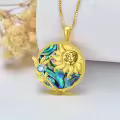 TOUPOP Sterling Silver Moon Star Necklace Sagittarius Zodiac Pendant-0-4