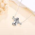 wholesale 925 Sterling Silver Adorable Sloth Pendant Necklace - Unique Gifts for Women & Kids-0-4