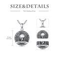 wholesale 925 Sterling Silver Memento Mori Pendant With Skull Design And Chain-0-3