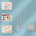 wholesale TOUPOP Jewelry For Women Sterling Silver Forever Love Heart Birthstone Pendant Necklaces For Women Her Girls Jewelry Mothers Day Birthday Gifts -0-5