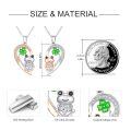 wholesale 925 Sterling Silver Cute Frog Pendant Necklace Set Heart Design-0-4
