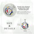wholesale 925 Sterling Silver Metal Crystal Frog Pendant Necklace with Mushroom and Crown Design-0-3