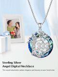 wholesale Sterling Silver Tree of Life Angel Number Necklace Numerology Jewelry Gift-0-27
