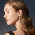 wholesale 925 Sterling Silver Green Created Opal Butterfly Stud Earrings For Women-0-4
