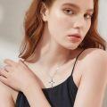 wholesale Cross Mustard Seed Necklace 925 Sterling Silver Faith Christian Jewelry Christmas Gifts For Women Her -0-1