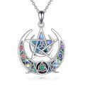 wholesale 925 Sterling Silver Pentacle Pendant-0-0