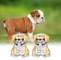 wholesale 925 Sterling Silver Gold Plated Puppy Stud Earrings for Women - Dog Lover Gift-0-5