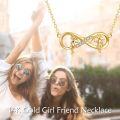 wholesale 14K Gold Infinity Love Sisters and Mom Charm Necklace for Women Girls - Mothers Day s-0-1