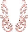 wholesale 925 Sterling Silver Scrollwork Ear Climber Earrings for Women-0-5
