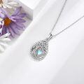 wholesale  Sterling Silver Gemstone Tree of Life Necklace for Women -0-2
