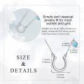 wholesale 925 Sterling Silver Turquoise Heart & Horse Shoe Necklace for Women-0-2