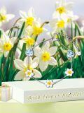 wholesale 925 Sterling Silver Daisy Heart Flower Crystal Stretchable Wrist Bracelet For Women And Girls-0-5