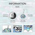 wholesale 925 Sterling Silver & Abalone Shell Lotus Om Aum Engraved Earrings for Women-0-3