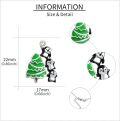 wholesale 925 Sterling Silver Penguin & Christmas Tree Pendant Necklace - Holiday Gifts for Her-0-3