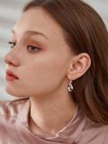 wholesale 925 Sterling Silver Halloween Ghost Bat Pumpkin Drop Earrings-0-3