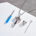 wholesale Cross Necklace For Men 925 Sterling Silver Cross Antler Fish Hook Necklace Pendant Deer Jewelry Birthday Christmas Hunting Religious Christian Gifts -0-3