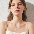 wholesale 925 Sterling Silver Teardrop Pendant With Zircon-0-1