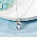 wholesale 925 Sterling Silver Moonstone Pendant - Enchanted Forest Themed  for Her-0-2