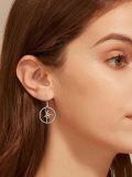 TOUPOP Sterling Silver Crystal Ballerina Dangle Drop Earrings-0-3