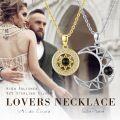 wholesale Sterling Silver Sun Moon Necklace Set Romantic Valentine s Gift for Couples-0-1