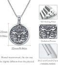 wholesale 925 Sterling Silver Libra Zodiac Sign Constellation Pendant Necklaces for Men Women Astrology Gifts-0-4