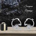 wholesale 925 Sterling Silver Hypoallergenic Scorpion Hoop Earrings for Women Girls Minimalist Animal -0-5