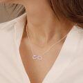 wholesale  Sterling Silver Best Friend Mother Couple Necklace for Women Sisters Mom Lovers Gift -0-3