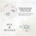 wholesale 925 Sterling Silver Sleeping Kitty Heart Stud Earrings for Girls Women Kids Gift Idea-0-4