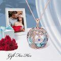 wholesale Sterling Silver Crystal Evil Eye Tree of Life Pendant Necklace - Gold Plated-0-40