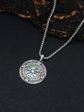 wholesale TOUPOP Viking Compass Necklace For Women S925 Sterling Silver Celtic Knot Necklace Friendship Talisman Travel Compass Pendant Jewelry Gifts For Women Men Birthday Christmas Gifts -0-2