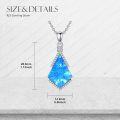 wholesale 925 Sterling Silver Cubic Zirconia Accent Triangle Pendant with Lapis Lazuli and Blue Stone Elements Necklaces-0-27