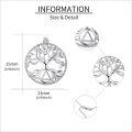 wholesale 925 Sterling Silver Tree of Life Pendant Necklace - Mother's Day s for Women and Moms-0-2