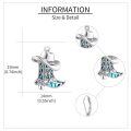 wholesale 925 Sterling Silver Cowboy Boot Earrings-0-2