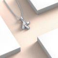 wholesale Sterling Silver Pearl Dainty Initial Necklace for Women-0-3
