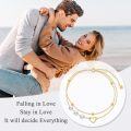 wholesale 14K Gold Pearl Heart Anklet for Women 8 10 -0-3