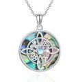 wholesale 925 Sterling Silver Moissanite Witches Knot Necklace Witch Jewelry for Women-0-39
