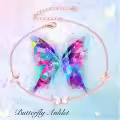 TOUPOP Sterling Silver Pearl Butterfly Ankle Bracelets For Women Gifts-0-1