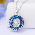 wholesale Sterling Silver Crystal Sea Turtle Ocean Palm Tree Pendant Jewelry-0-3