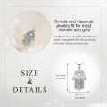wholesale 925 Sterling Silver Abalone Shell Tree of Life Hamsa Hand Evil Eye Pendant Necklace-0-4