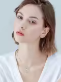 TOUPOP Sterling Silver Crystal Giraffe Heart Necklace Jewelry For Women-0-1