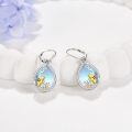 wholesale 925 Sterling Silver Honey Bee Drop Earrings-0-2