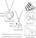 wholesale 925 Sterling Silver Heart & Elephant Pendant Necklaces for Women Girls  Sets-0-3