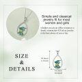 wholesale 925 Sterling Silver Wizard Frog Charm Pendant Necklaces Magical Gifts for Girls and Women-0-3