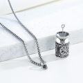 wholesale 925 Sterling Silver Vegvisir Norse Compass Viking Runes Pendant Necklace  for Men Women  48cm Chain Length-0-2