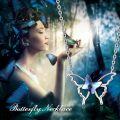 wholesale 925 Sterling Silver Blue Crystal Butterfly Pendant Necklace for Women-0-3