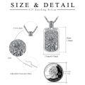 wholesale 925 Sterling Silver Saint Jude Pendant Necklace for Men Women Catholic Christian s 36 Chain-0-2